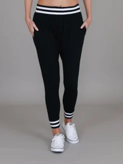 3rd Story Fia /White Stripe Rib Jogger Pants< Joggers