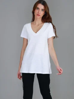 3rd Story Frankie V Neck T Shirt< Short Sleeves