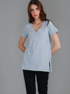 3rd Story Frankie V Neck T Shirt< Short Sleeves