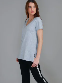 3rd Story Frankie V Neck T Shirt< Short Sleeves
