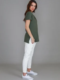 3rd Story Frankie V Neck T Shirt< Short Sleeves