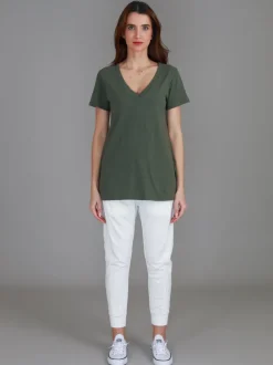 3rd Story Frankie V Neck T Shirt< Short Sleeves