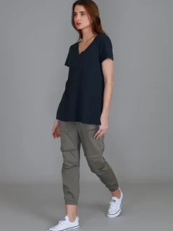 3rd Story Frankie V Neck T Shirt< Short Sleeves