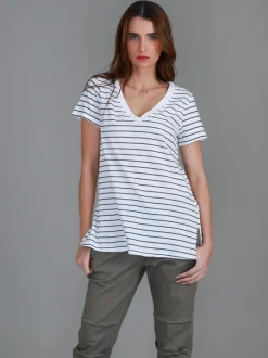 3rd Story Frankie V Neck T Shirt< Short Sleeves
