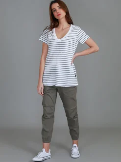 3rd Story Frankie V Neck T Shirt< Short Sleeves
