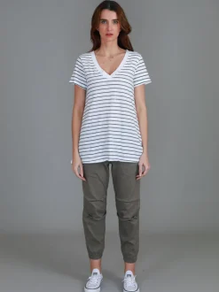 3rd Story Frankie V Neck T Shirt< Short Sleeves