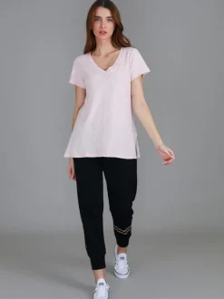 3rd Story Frankie V Neck T Shirt< Short Sleeves