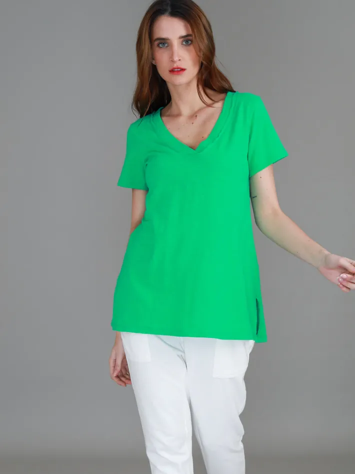 3rd Story Frankie V Neck T Shirt< Short Sleeves