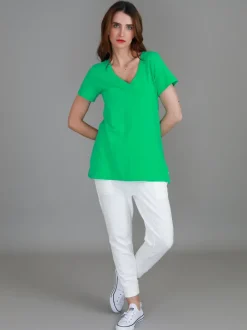 3rd Story Frankie V Neck T Shirt< Short Sleeves
