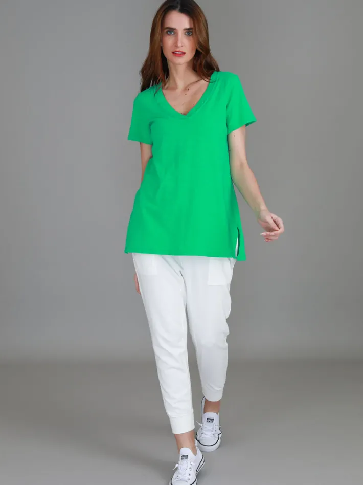 3rd Story Frankie V Neck T Shirt< Short Sleeves