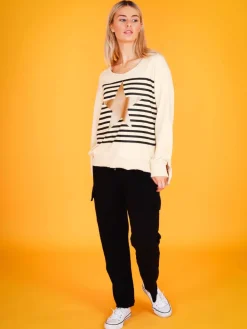 3rd Story Geneva Star Stripe Sweatshirt< Sweatshirts|Sweatshirts