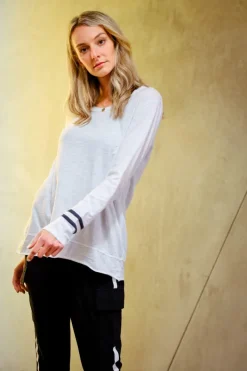 3rd Story Geneva Stripes Long Sleeve T Shirt< Long Sleeves