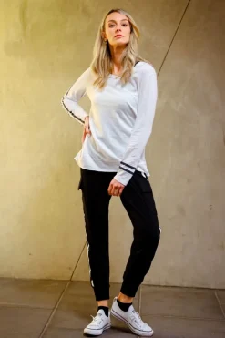 3rd Story Geneva Stripes Long Sleeve T Shirt< Long Sleeves