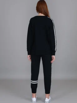 3rd Story Gerry Superstar Print with Stripe Sleeve Sweatshirt< Sweatshirts|Sweatshirts