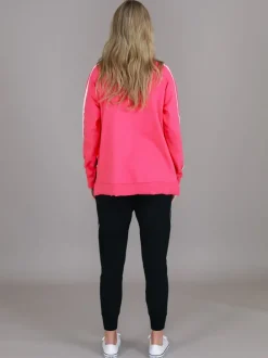 3rd Story Gerry Superstar Print with Stripe Sleeve Sweatshirt< Sweatshirts|Sweatshirts