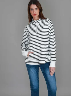 3rd Story Gianna Half Zip Sweatshirt< Sweatshirts|Sweatshirts