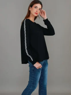 3rd Story Gil Check Stripe Sweatshirt< Sweatshirts|Sweatshirts