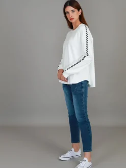 3rd Story Gil Check Stripe Sweatshirt< Sweatshirts|Sweatshirts