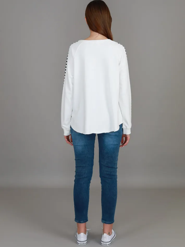 3rd Story Gil Check Stripe Sweatshirt< Sweatshirts|Sweatshirts