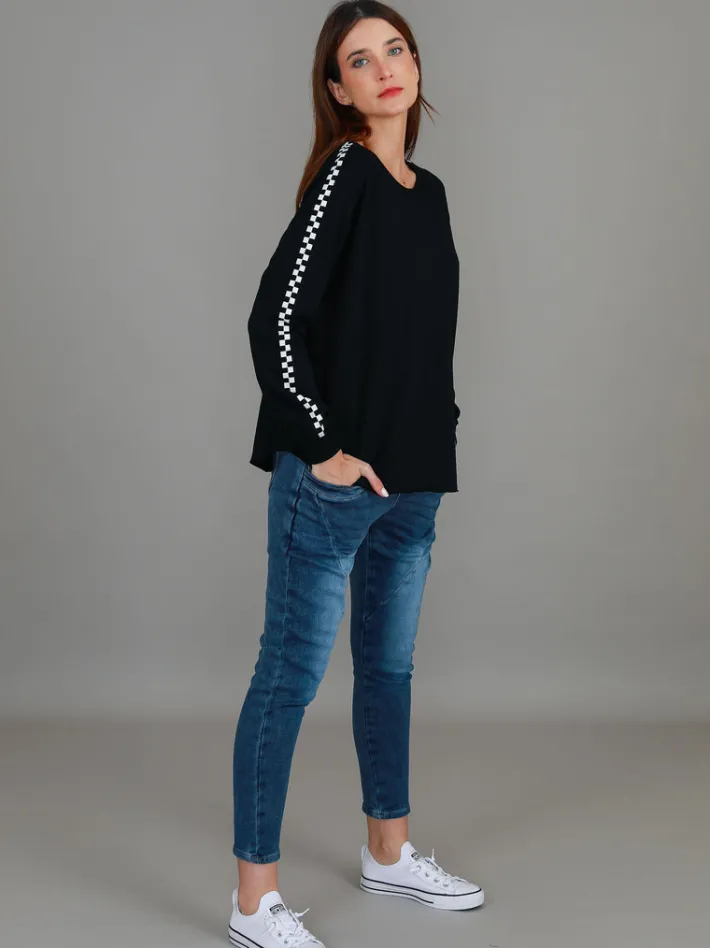 3rd Story Gil Check Stripe Sweatshirt< Sweatshirts|Sweatshirts
