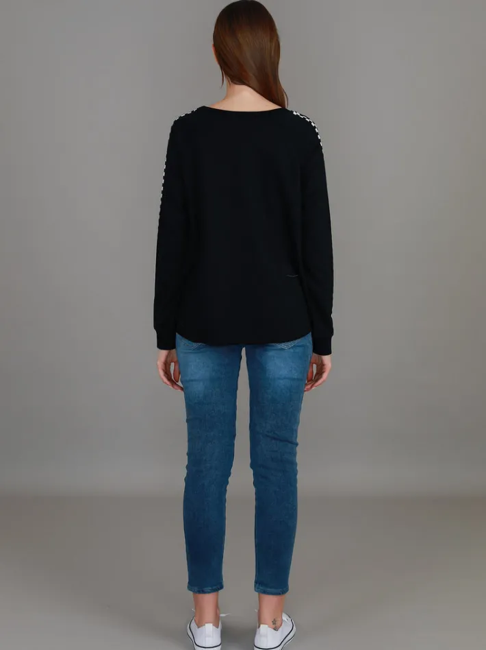 3rd Story Gil Check Stripe Sweatshirt< Sweatshirts|Sweatshirts