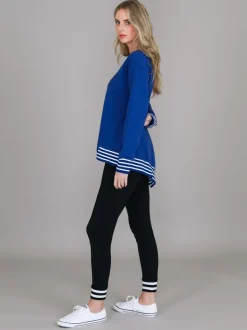 3rd Story Gwyneth Striped Rib Sweatshirt< Sweatshirts|Sweatshirts