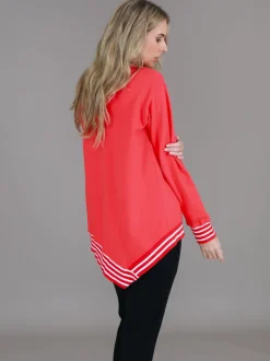 3rd Story Gwyneth Striped Rib Sweatshirt< Sweatshirts|Sweatshirts