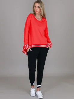 3rd Story Gwyneth Striped Rib Sweatshirt< Sweatshirts|Sweatshirts