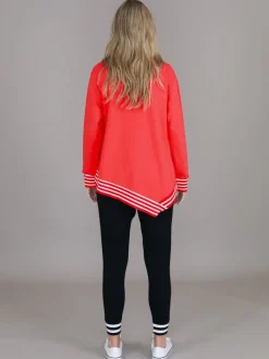 3rd Story Gwyneth Striped Rib Sweatshirt< Sweatshirts|Sweatshirts