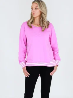 3rd Story Gwyneth Striped Rib Sweatshirt< Sweatshirts|Sweatshirts