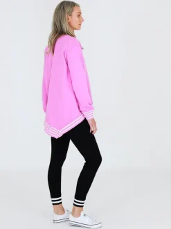 3rd Story Gwyneth Striped Rib Sweatshirt< Sweatshirts|Sweatshirts