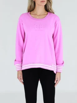 3rd Story Gwyneth Striped Rib Sweatshirt< Sweatshirts|Sweatshirts