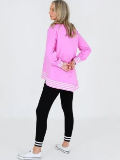 3rd Story Gwyneth Striped Rib Sweatshirt< Sweatshirts|Sweatshirts