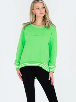 3rd Story Gwyneth Striped Rib Sweatshirt< Sweatshirts|Sweatshirts