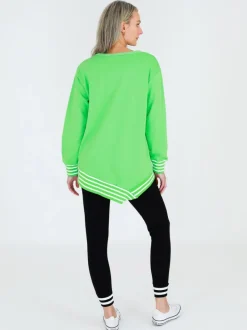 3rd Story Gwyneth Striped Rib Sweatshirt< Sweatshirts|Sweatshirts