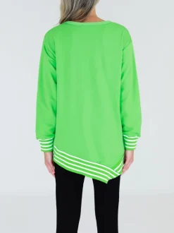 3rd Story Gwyneth Striped Rib Sweatshirt< Sweatshirts|Sweatshirts