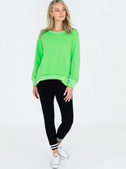3rd Story Gwyneth Striped Rib Sweatshirt< Sweatshirts|Sweatshirts