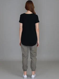 3rd Story Hara Glitter Gold Star Short Sleeve T Shirt< Short Sleeves