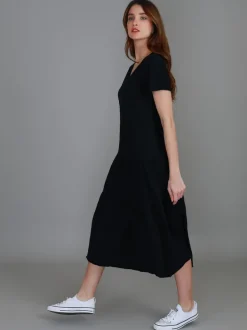 3rd Story Hazel Tiered Midi Dress< Short Sleeve Dress