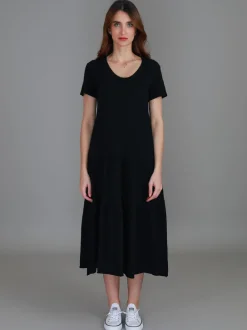 3rd Story Hazel Tiered Midi Dress< Short Sleeve Dress