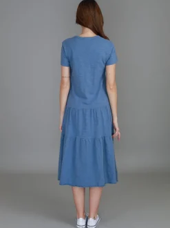 3rd Story Hazel Tiered Midi Dress< Short Sleeve Dress