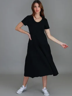 3rd Story Hazel Tiered Midi Dress< Short Sleeve Dress