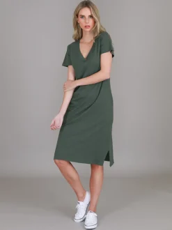 3rd Story Heidi V Neck Dress< Short Sleeve Dress
