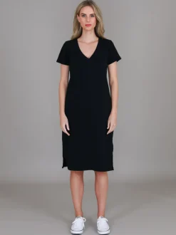 3rd Story Heidi V Neck Dress< Short Sleeve Dress