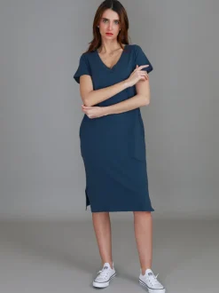3rd Story Heidi V Neck Dress< Short Sleeve Dress