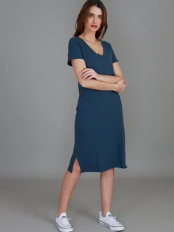 3rd Story Heidi V Neck Dress< Short Sleeve Dress