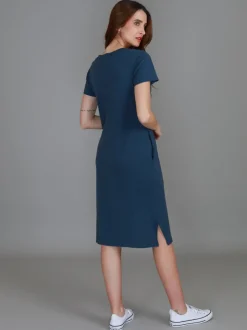3rd Story Heidi V Neck Dress< Short Sleeve Dress