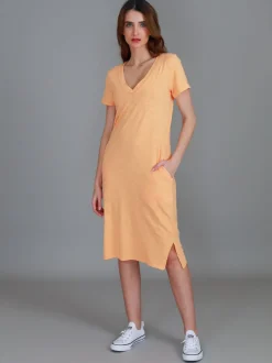3rd Story Heidi V Neck Dress< Short Sleeve Dress