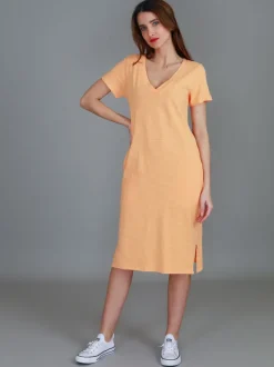 3rd Story Heidi V Neck Dress< Short Sleeve Dress