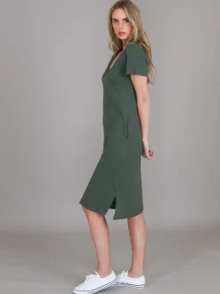 3rd Story Heidi V Neck Dress< Short Sleeve Dress